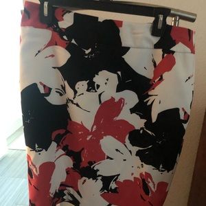 Nine West Printed Skirt Size 10